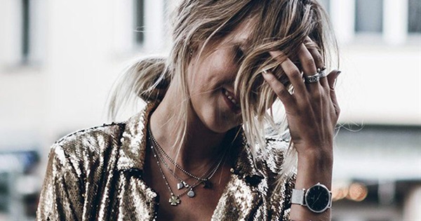 15 Inspiring Shimmery Street Styles That Feature Glitter and Sequins